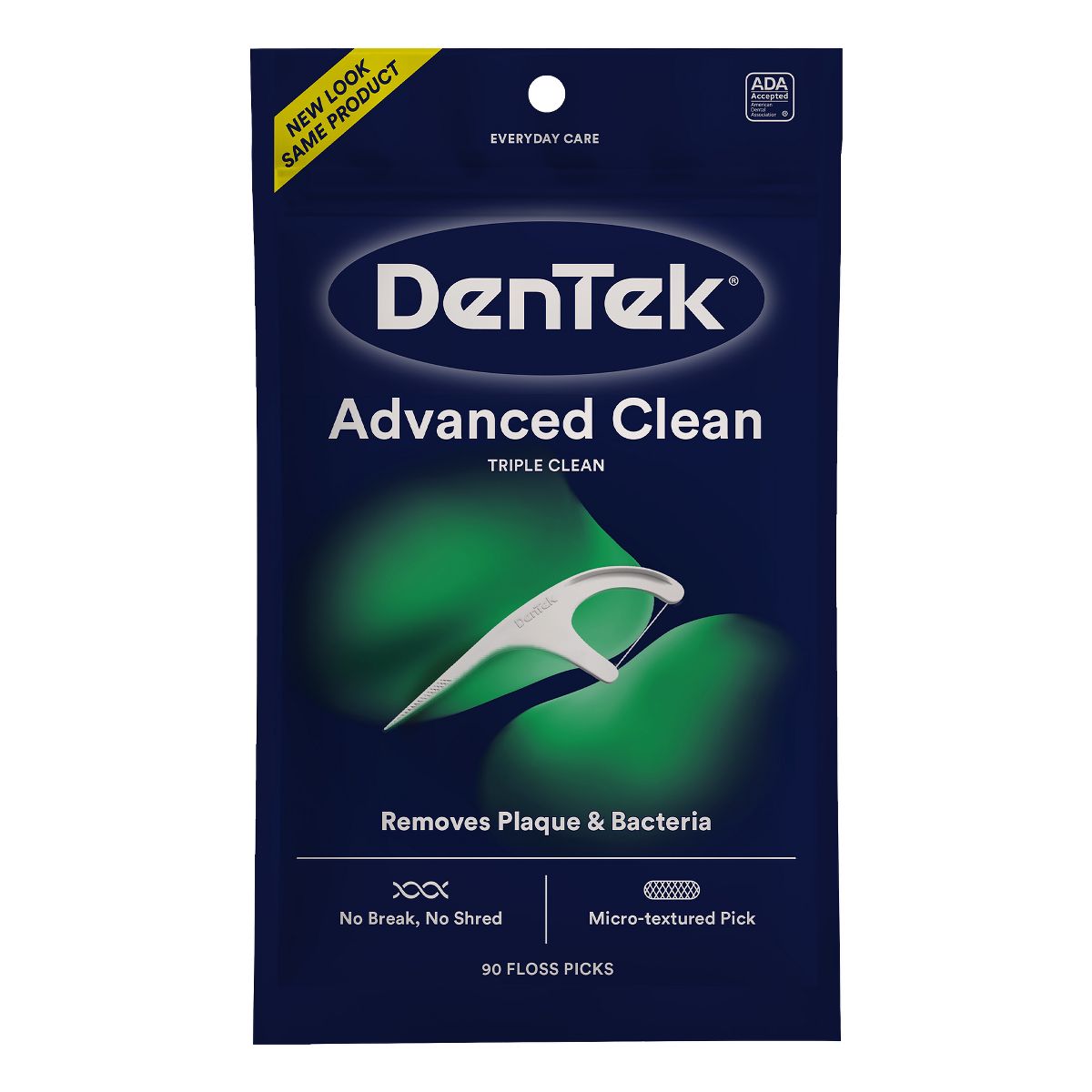 DenTek Advanced Clean Floss Picks for Tight Teeth - Mouthwash Mint - 150ct