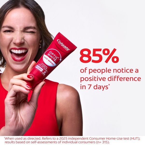 Colgate Optic White Pro Series Express White Teeth Whitening Toothpaste with 5% Hydrogen Peroxide - 3oz/2pk