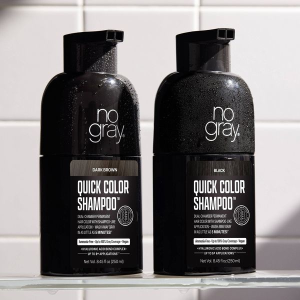 No Gray Quick Color Shampoo - Black - 8.45 fl oz