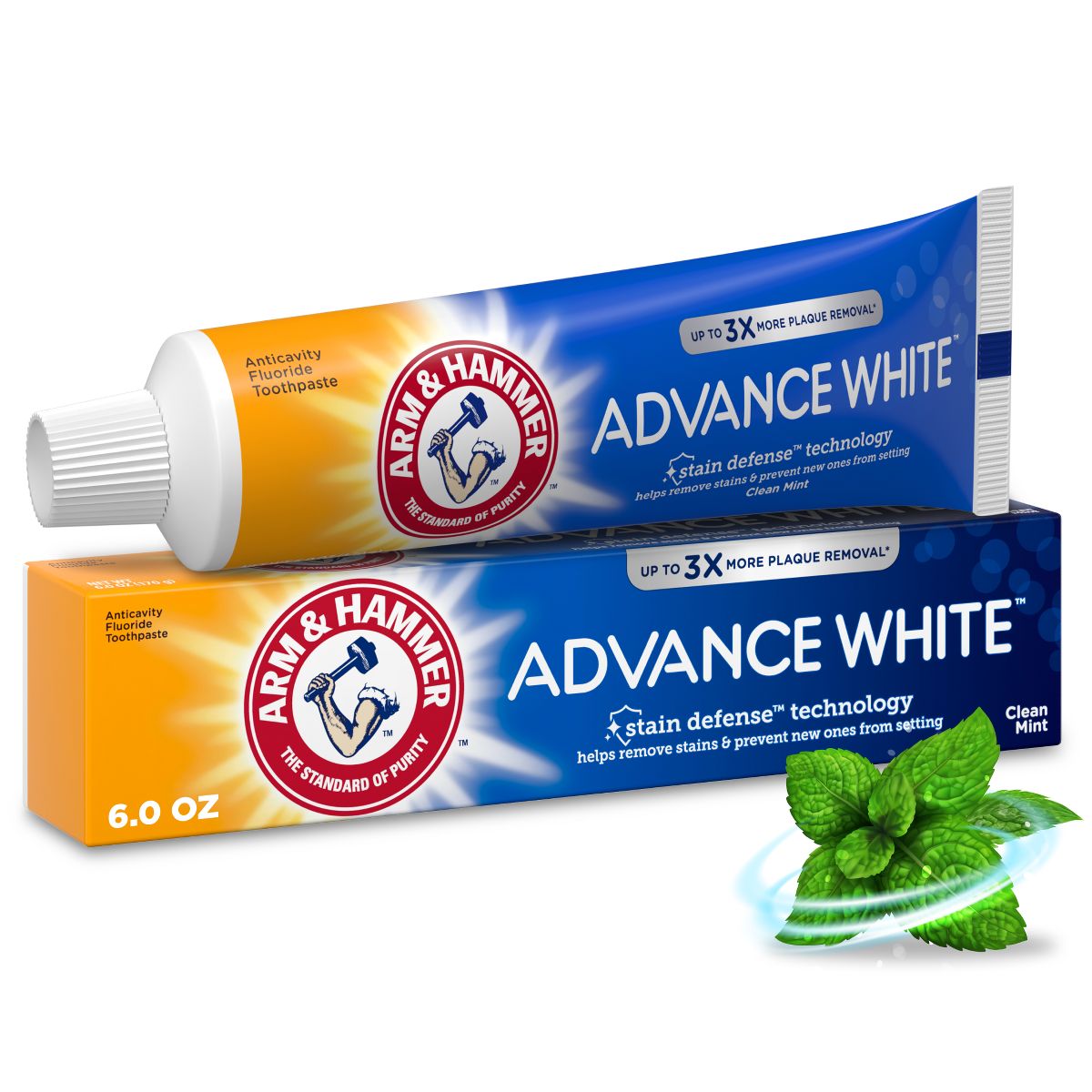ARM & HAMMER Advance White Extreme Whitening Toothpaste - 6oz/2ct