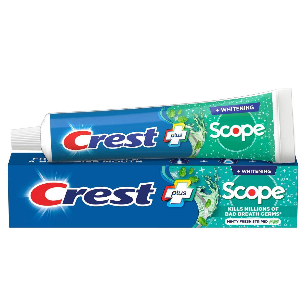 Crest + Scope Complete Whitening Fluoride Toothpaste - Minty Fresh - 5.4oz/2pk