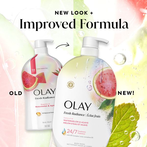 Olay Fresh Radiance Vitamin B3 and Antioxidant Blend Body Wash - Watermelon and Agave - 35 fl oz