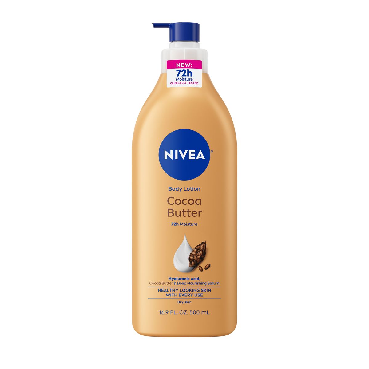 NIVEA Cocoa Butter Body Lotion for Dry Skin - 16.9 fl oz