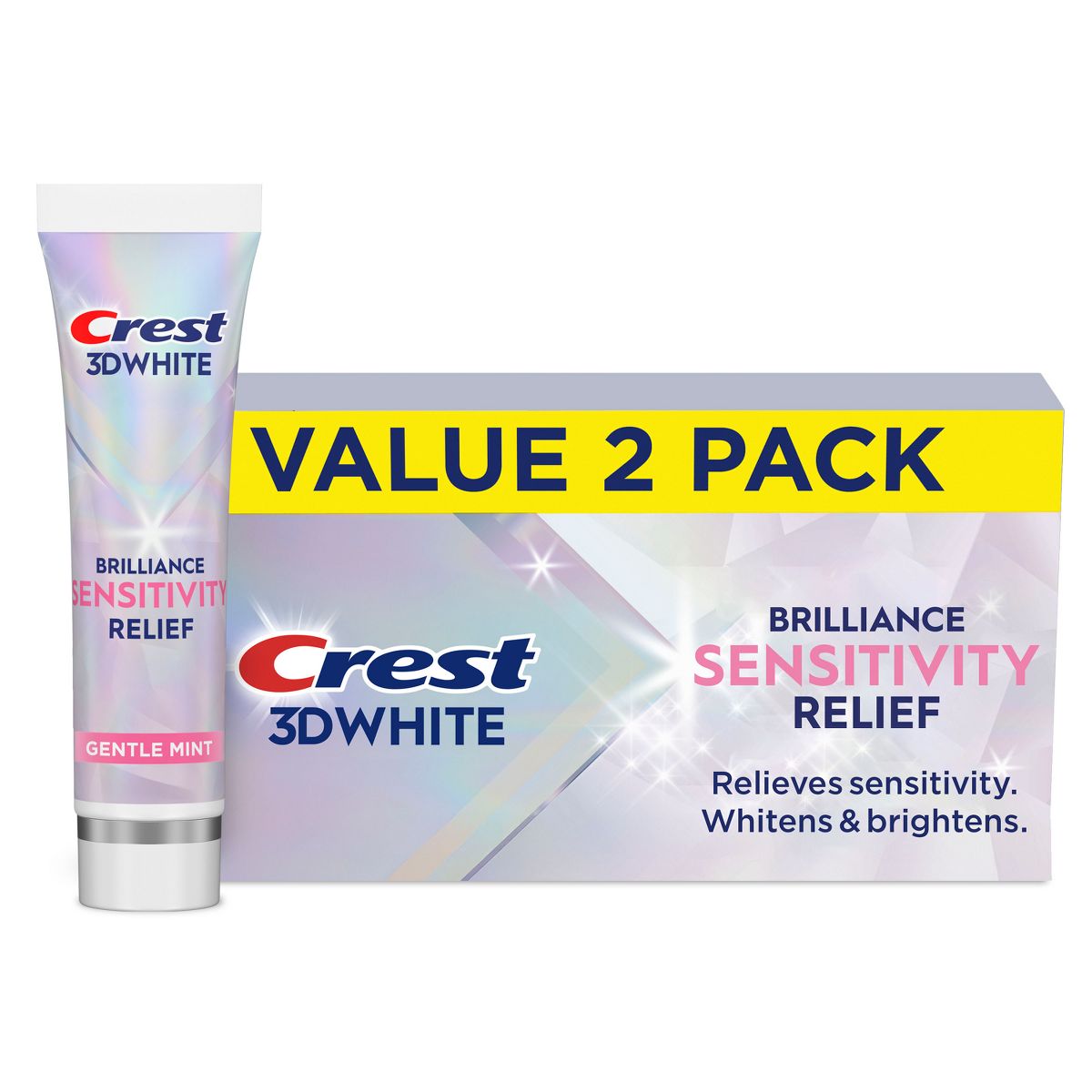 Crest 3D White Advanced Sensitivity Relief Whitening Toothpaste - 3.9oz