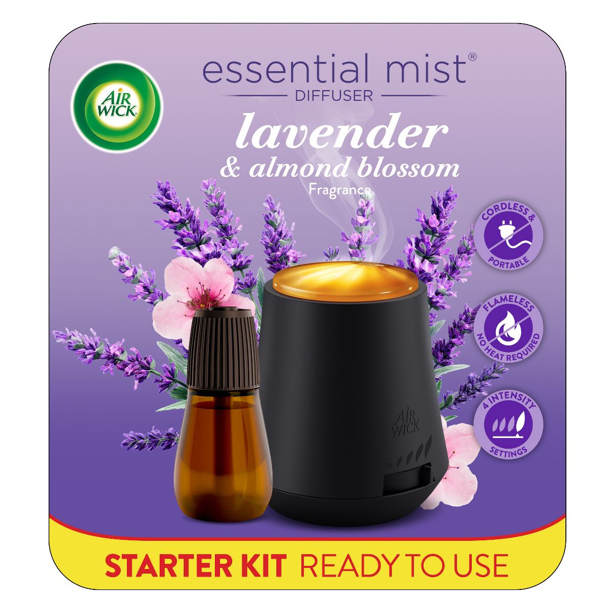 Air Wick Essential Mist Lavender & Almond Blossom Air Freshener - 0.67oz