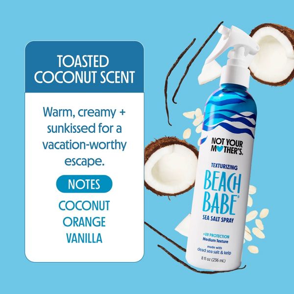 Not Your Mother's Beach Babe Texturizing Sea Salt Spray with UV Protection - 8 fl oz