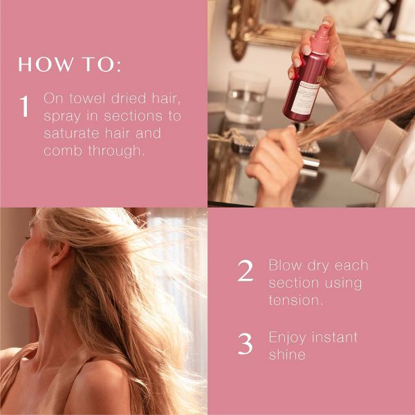 High Gloss Heat Activated Spray – Instant Shine & Anti-Frizz - 5 fl oz