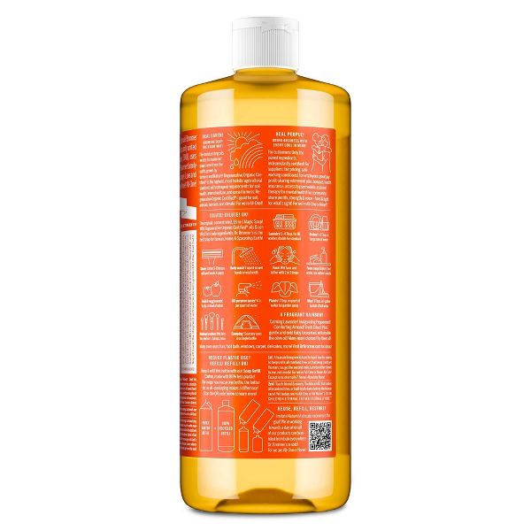 Dr. Bronner's Magic Pure Castile Liquid Soap Bodywash - Tea Tree - 32 fl oz