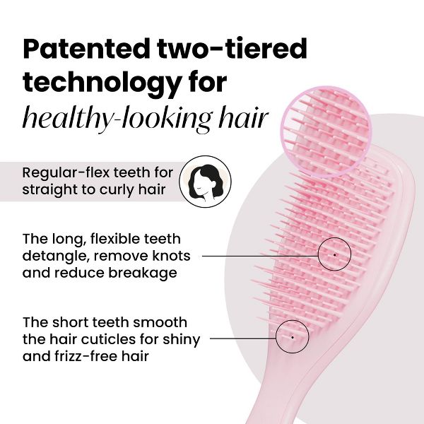 Tangle Teezer Mini Ultimate Detangler Hair Brush - Marshmallow Duo
