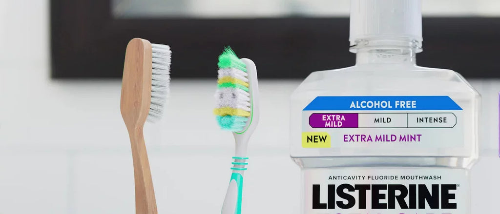 Listerine Total Care Alcohol-Free Anticavity Fluoride Extra Mild Mouthwash - Mint - 1L