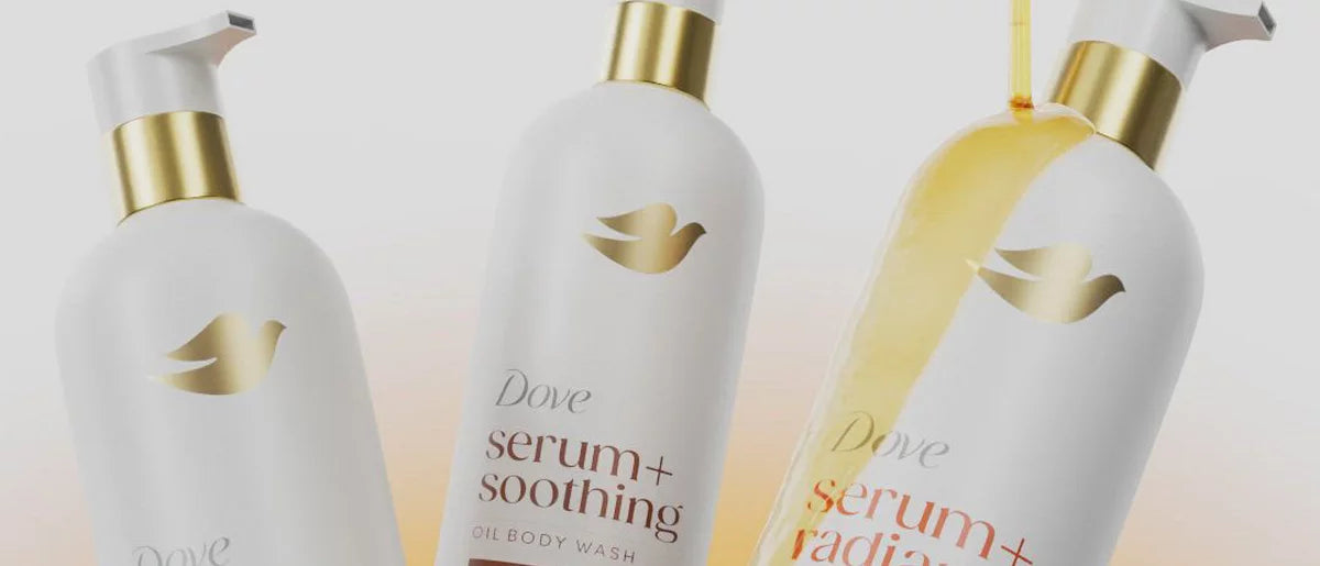 Dove Beauty Serum+Radiance Oil Body Wash - 50% Glycerin Serum - 15.3 fl oz