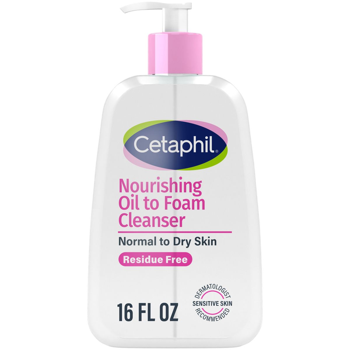 Cetaphil Nourishing Oil to Foam Cleanser Face Wash for Normal to Dry Skin - 8 fl oz