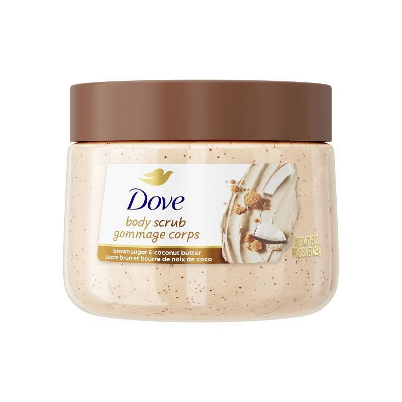 Dove Beauty Exfoliating Body Scrub - Brown Sugar & Coconut Butter - 15oz
