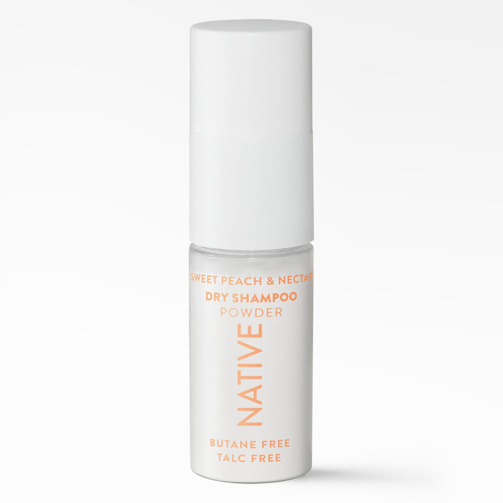 Native Powder Dry Shampoo - Sweet Peach & Nectar - 1oz: Talc-Free, Non-Aerosol, Vegan, All Hair Types