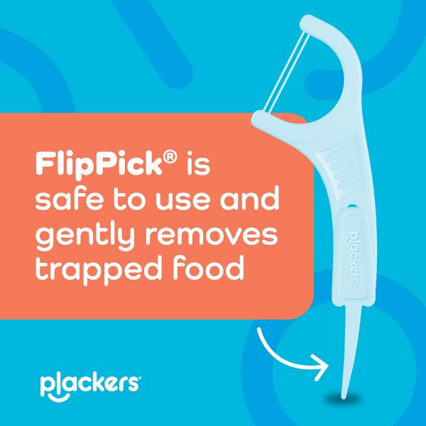 Plackers Twinline Dental Floss Picks - 75ct
