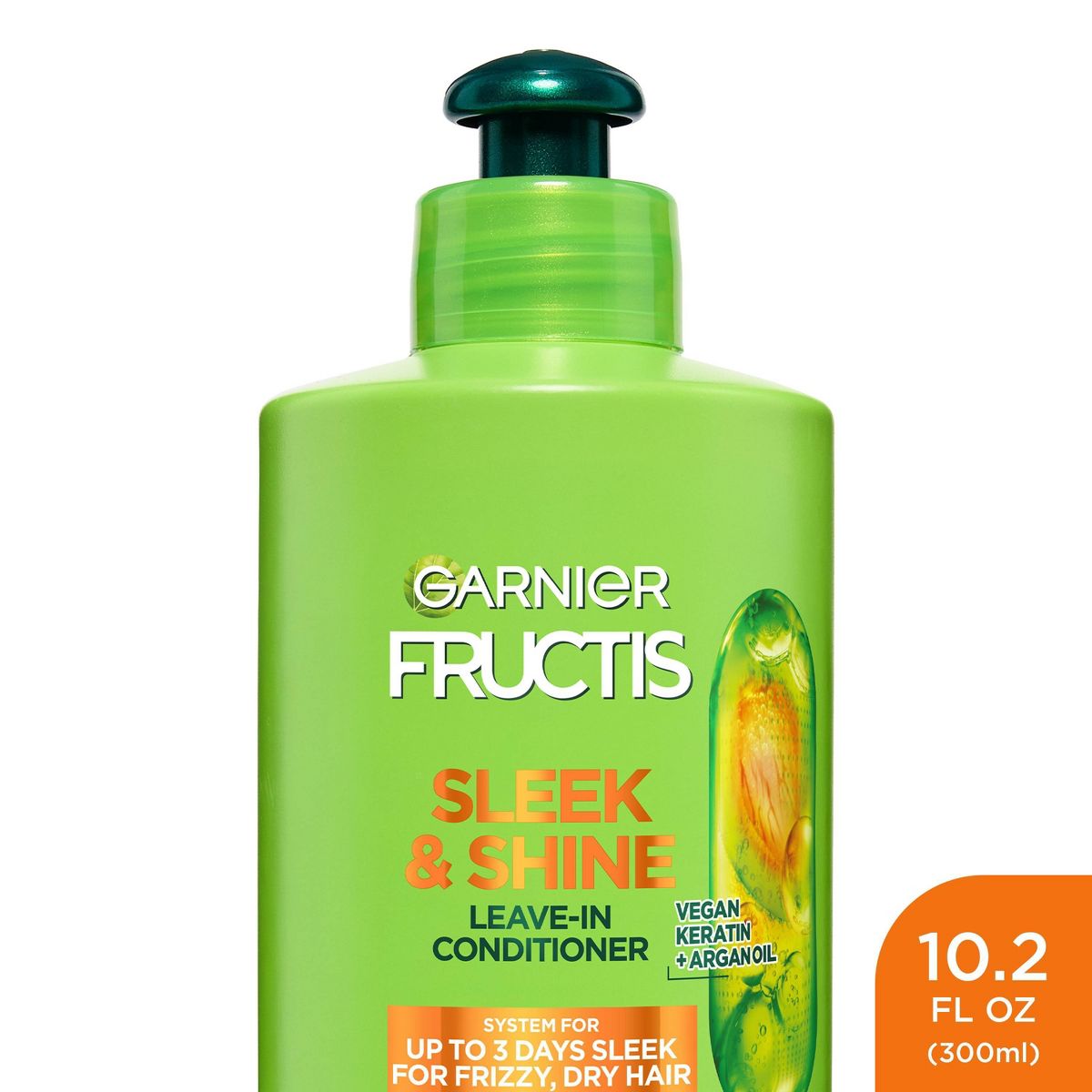 Garnier Fructis Active Fruit Protein Sleek & Shine Leave-In Conditioning Cream Twin Pack - 20.4 fl oz