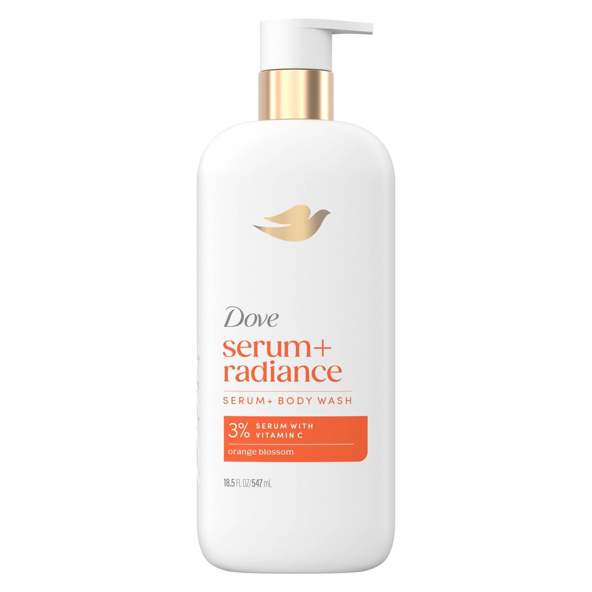 Dove Beauty Serum Body Wash for Women with 3% Brightening Serum + Vitamin C - Glow Recharge - 18.5 fl oz