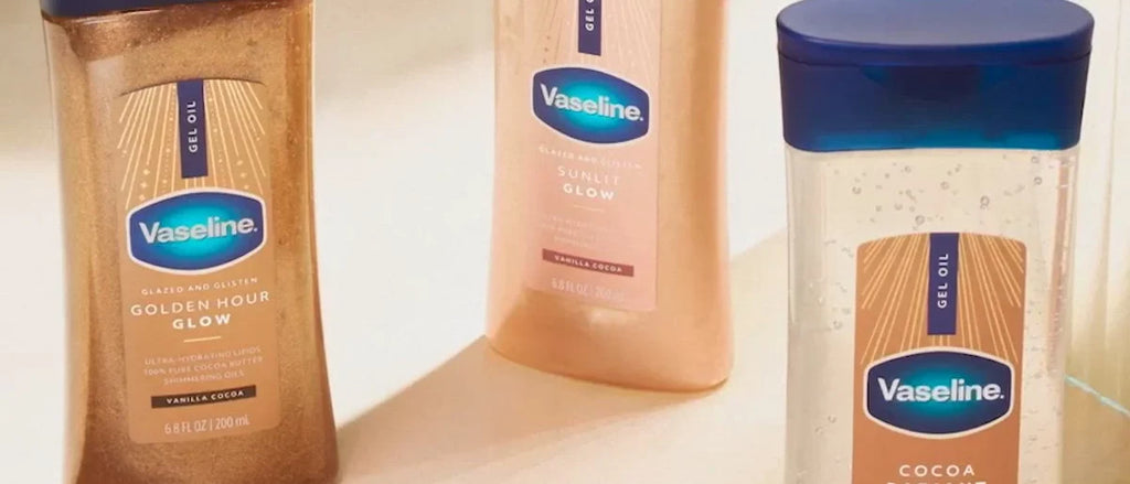 Vaseline Body Gel Oil Cocoa Radiant Pump - 12 fl oz