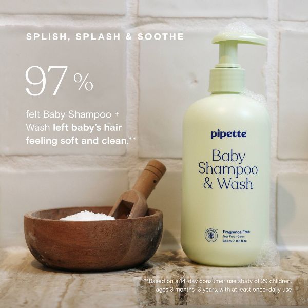 Pipette Baby Bath Wash Gift Set - Shampoo & Lotion - 17.5 fl oz/2ct