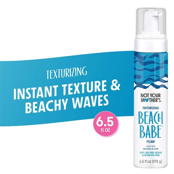 Not Your Mother's Beach Babe Texturizing Foam - 6.5oz: Curl Enhancer, For All Hair Types