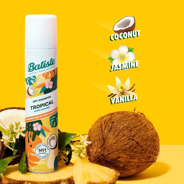 Batiste Tropical Exotic Coconut Dry Shampoo - 5.71oz