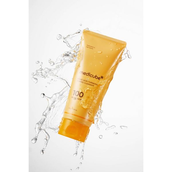 medicube Kojic Acid Turmeric Toning Facial Cleanser - 4.23 fl oz