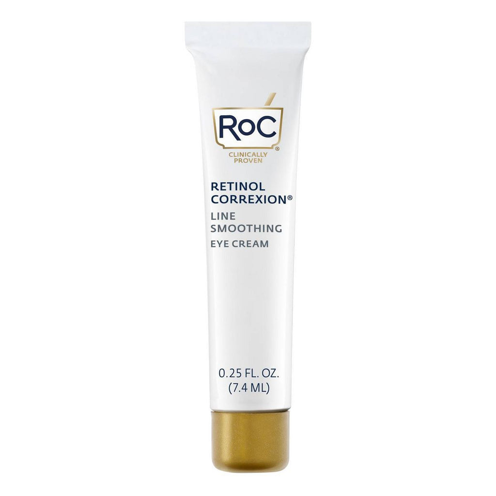 RoC Retinol Correxion Line Smoothing Anti-Aging Wrinkle Eye Cream for Dark Circles & Puffy Eyes - 0.25 fl oz
