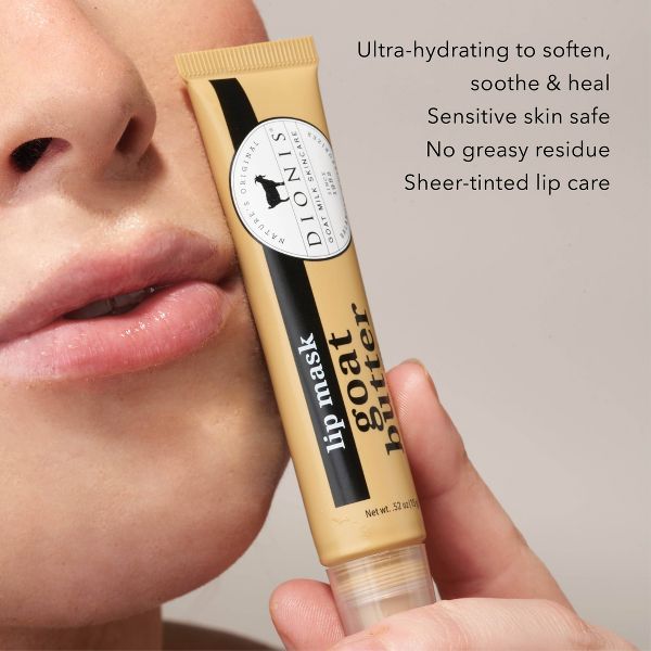 DIONIS GOAT MILK SKINCARE Birthday Cake Goat Butter Lip Mask - 0.33oz