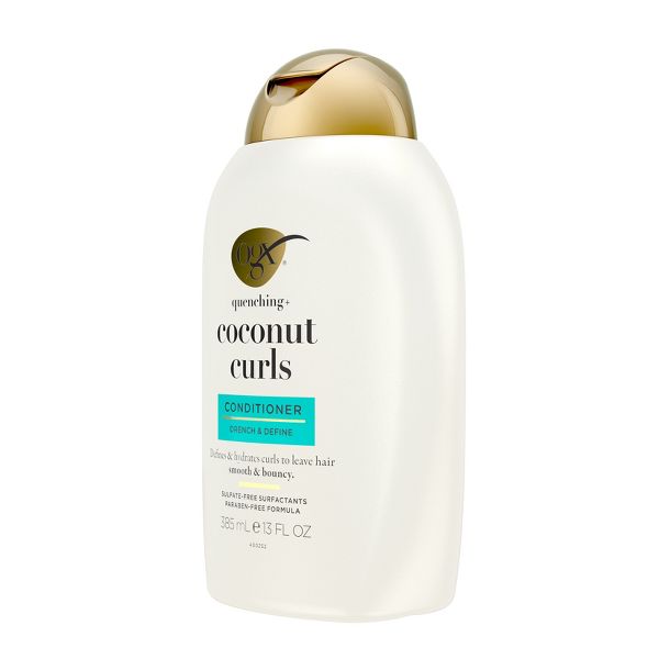OGX Quenching+ Coconut Curls Conditioner with Coconut Oil, Citrus Oil & Honey - 13 fl oz