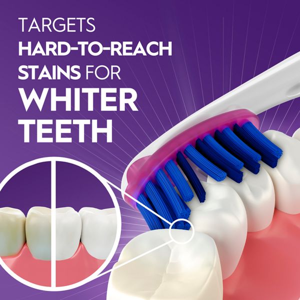 Oral-B 3D White Pro Flex Soft Manual Toothbrush - 6ct