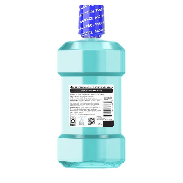 Listerine Alcohol-Free Mild Mouthwash - Cool Mint - 1L