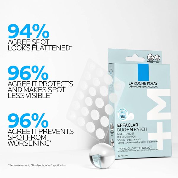 La Roche Posay Effaclar Unspot Acne Pimple Patches - 22ct