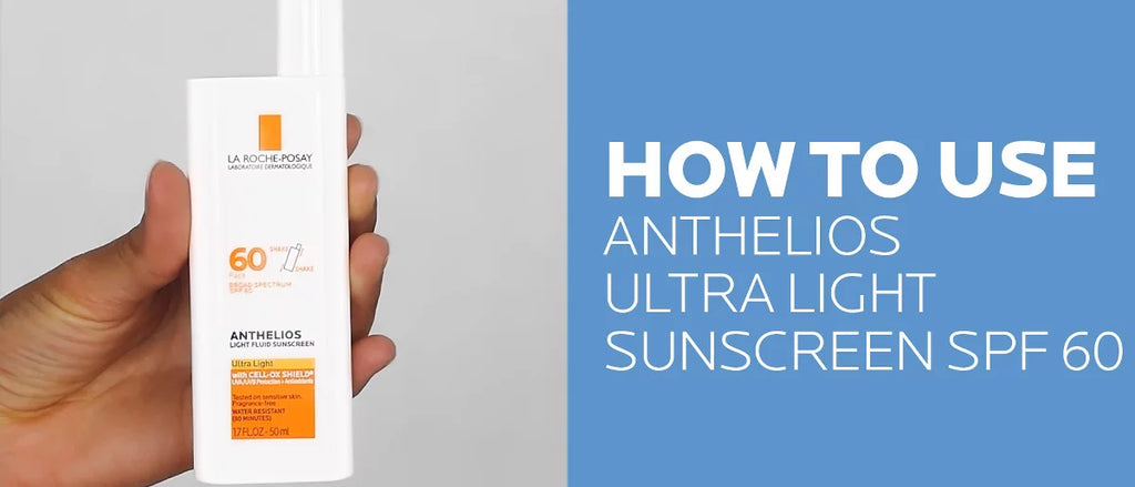 La Roche Posay Anthelios Ultra-Light Fluid Face Sunscreen Lotion Oxybenzone-Free - SPF 60 - Travel Size - 1.7 fl oz​​