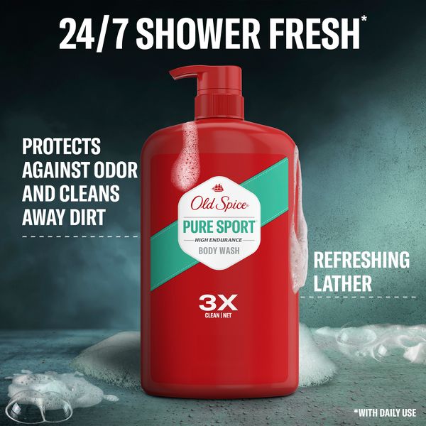 Old Spice High Endurance Body Wash with Pump - 33.4 fl oz