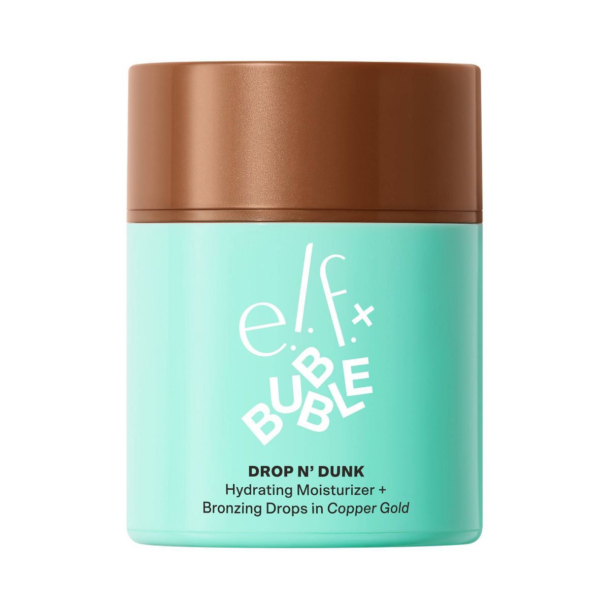 Bubble Skincare x e.l.f Drop N'Dunk Hydrating Moisturizer + Bronzing Drops - Copper Gold - 6oz