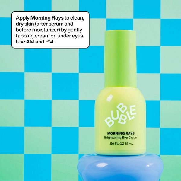 Bubble Skincare Morning Rays Brightening Eye Cream - 0.5 fl oz