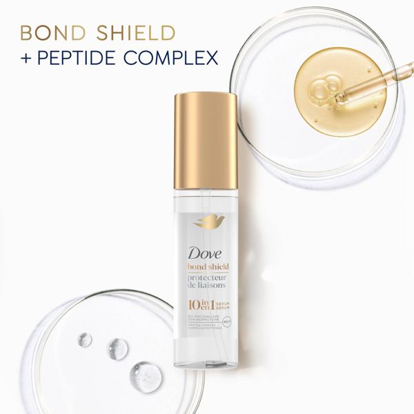 Dove Beauty Bond Shield Leave-In Silk Hair Serum - 3.3oz