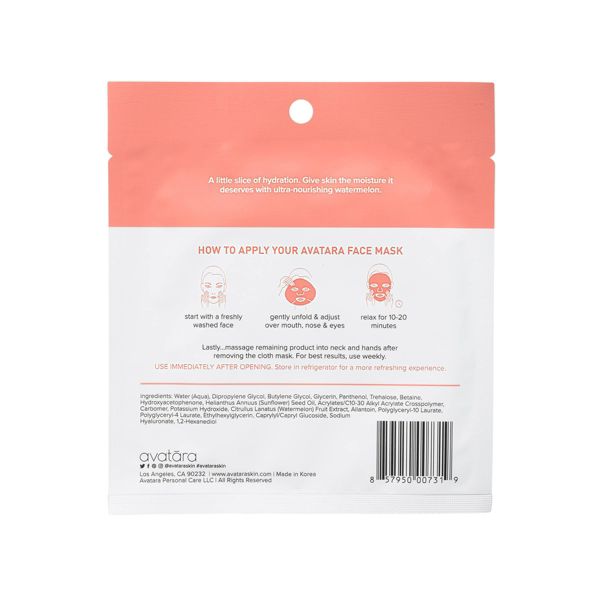 Avatara Watermellow Hydrating Mask - 0.71 fl oz