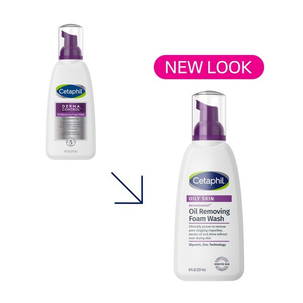 Cetaphil Pro Oil Removing Foam Face Wash - Unscented - 8oz