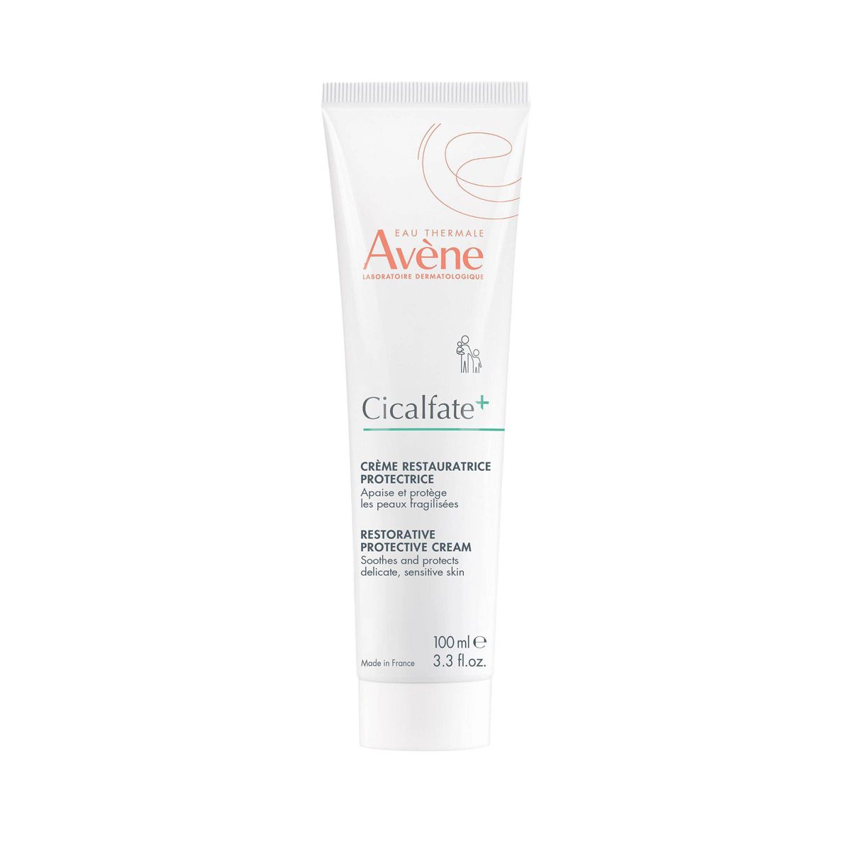 Avene Cicalfate + Restorative Protective Skin Barrier Face Cream for Sensitive Skin - 1.3 fl oz