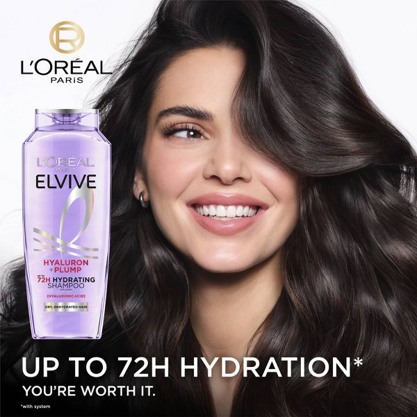 L'Oreal Paris Elvive Hyaluron Plump Shampoo & Conditioner Set - 25.2 fl oz