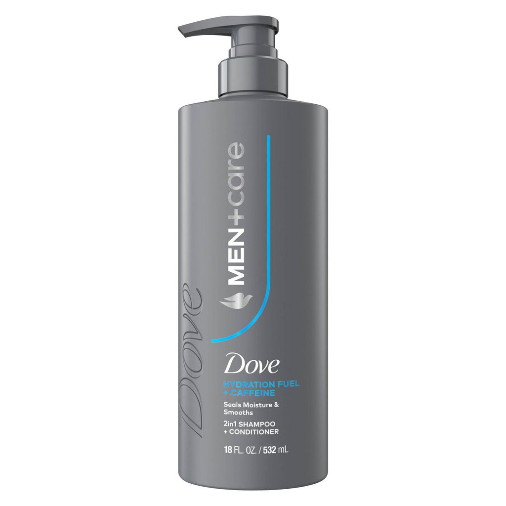 Dove Men+Care 2-in-1 Hydration Fuel + Caffeine Shampoo and Conditioner - 18 fl oz