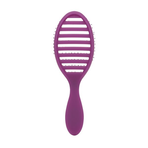 Wet Brush Speed Dry Detangler Hair Brush for Quick Heat Drying Styles - Frost Pink