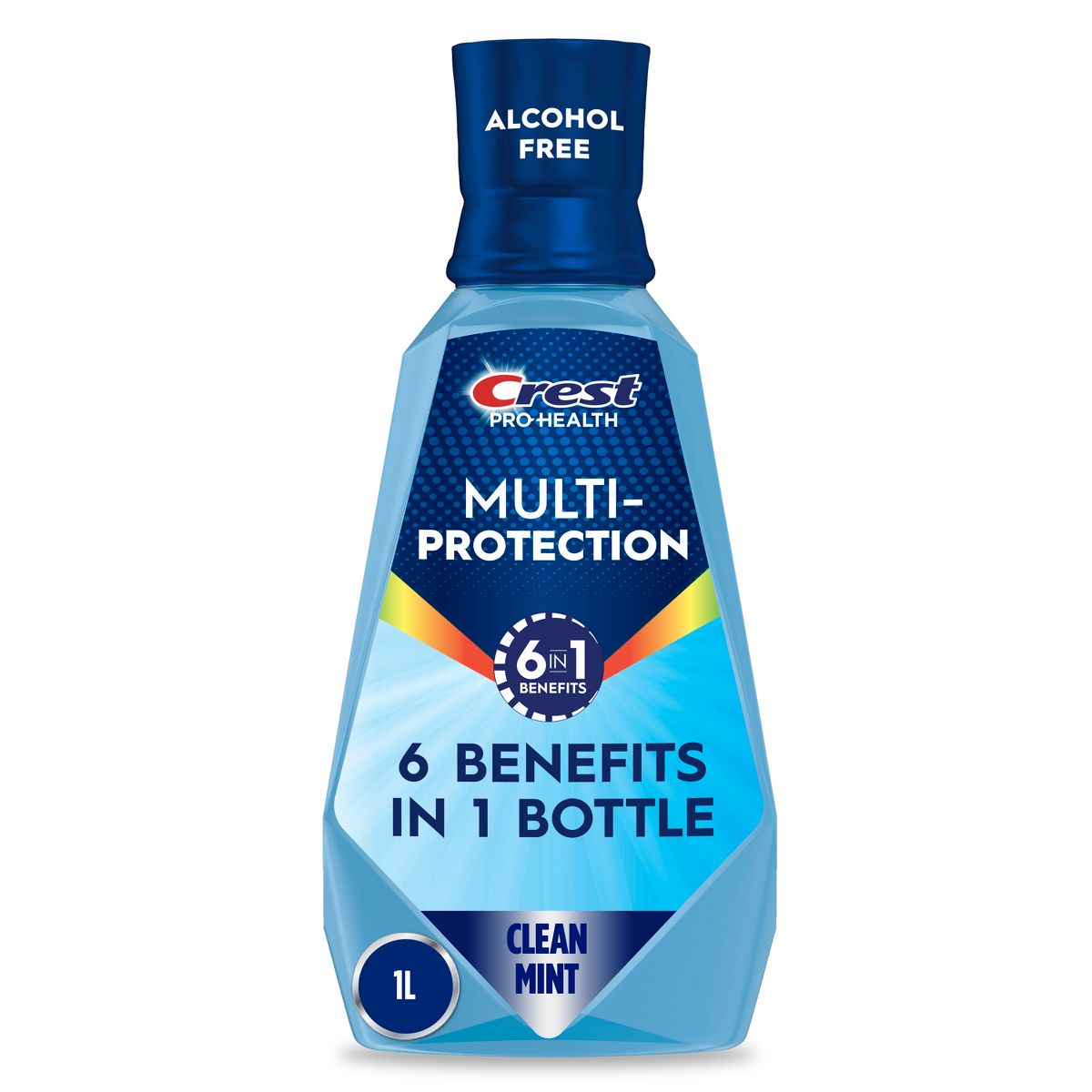 Crest Pro-Health Advanced Multi-Protection Alcohol Free Mouth Wash - Fresh Mint - 1L/2pk