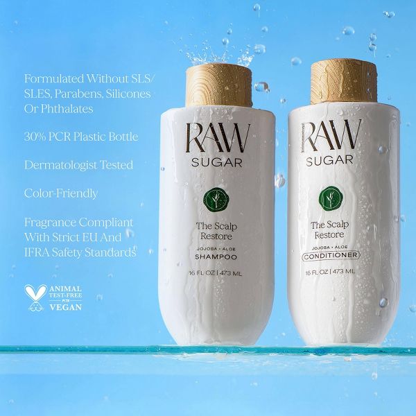 Raw Sugar The Scalp Restore Conditioner - Jojoba + Aloe - 16 fl oz