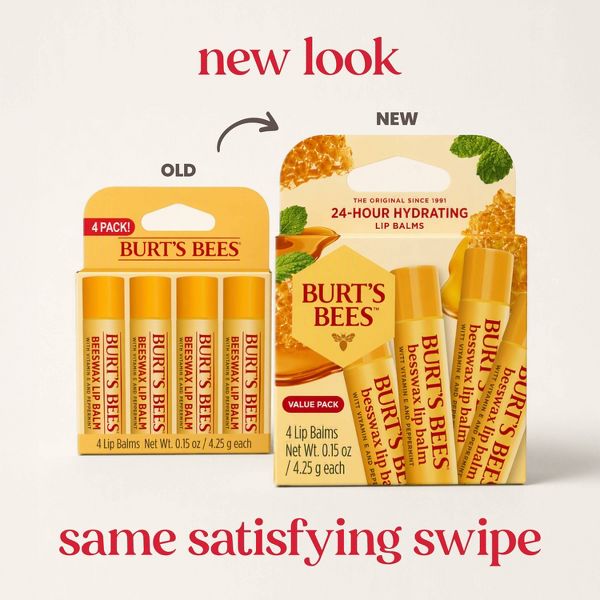 Burt's Bees Natural Origin Beeswax Lip Balm - 0.15oz