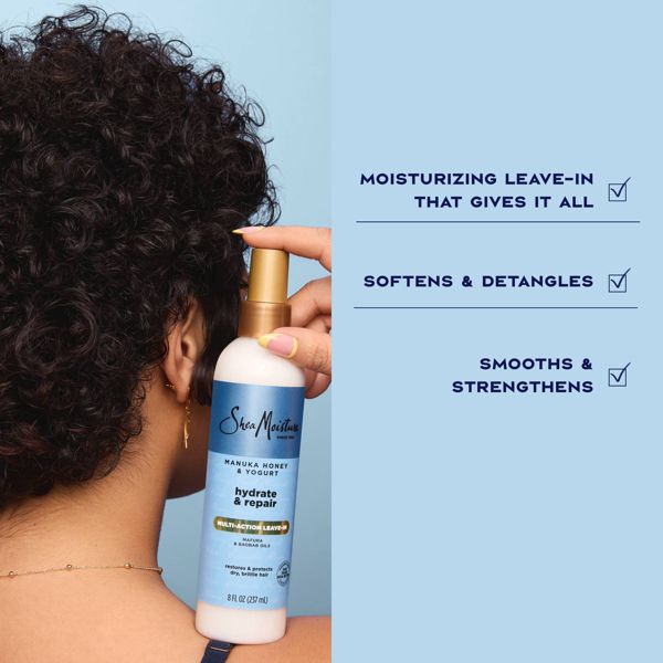 SheaMoisture Manuka Honey & Yogurt Hydrate + Repair Leave-In Conditioner Spray - 8 fl oz