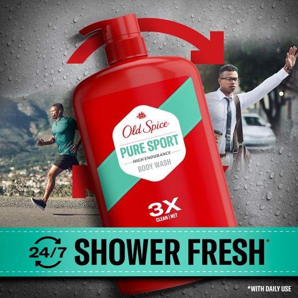 Old Spice High Endurance Body Wash with Pump - 33.4 fl oz