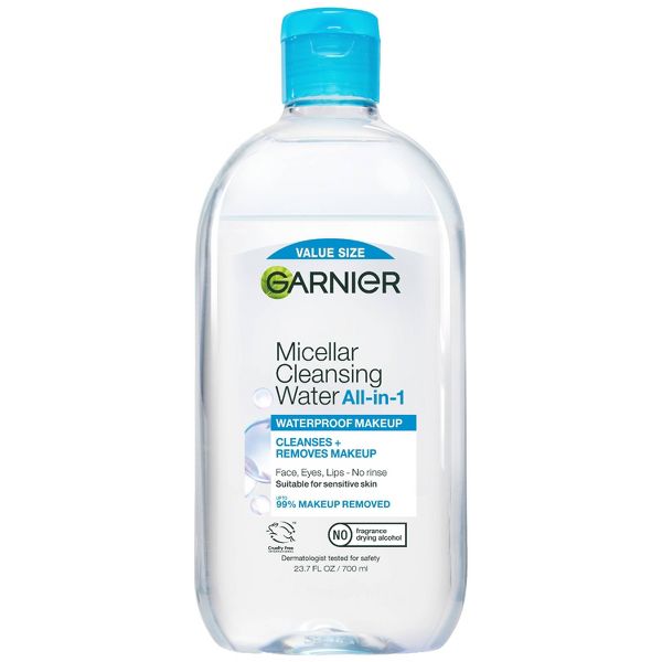 Garnier Waterproof Makeup Remover Micellar Water and Facial Cleanser - 13.5 fl oz