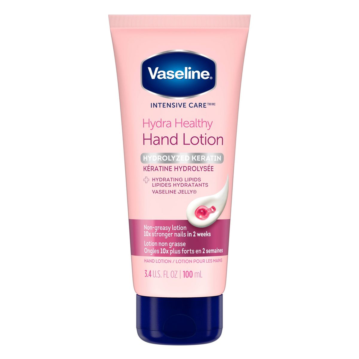 Vaseline Intensive Care Healthy Hands Stronger Nails Lotion - Scented - 3.4oz